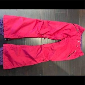 Women’s Burton Snowboarding Pants, Burgundy, Size Medium